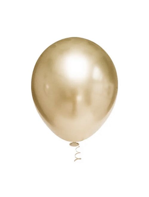 Balão Redondo Platino Ouro Tamanho 10 c/25 - Pic Pic