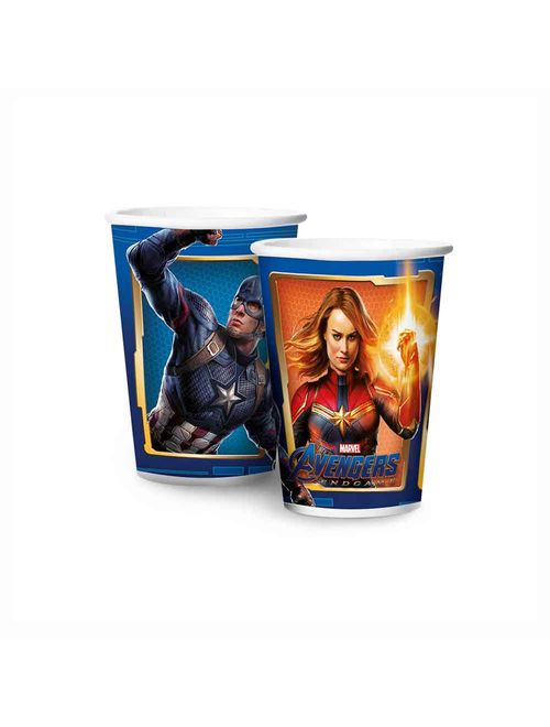 Vingadores 4 Copo Papel 180ml c/8 - Regina