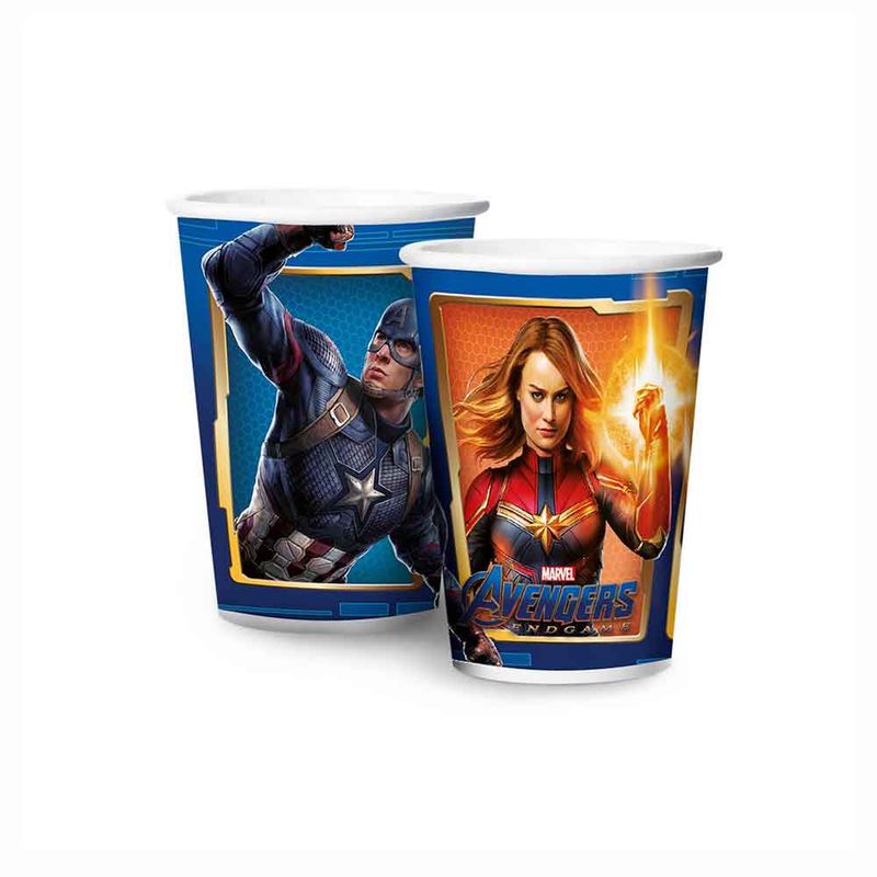 Vingadores-4-Copo-Papel-180ml-c-8---Regina