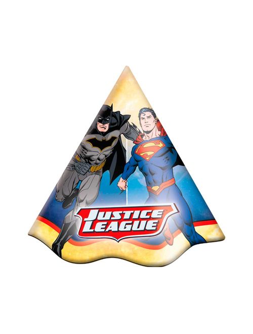 Liga da Justiça Ilustrada Chapéu c/8 - Festcolor