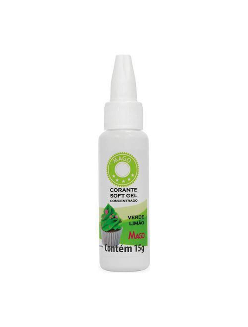 Corante Soft Gel Concentrado Verde Limão 15g - Mago