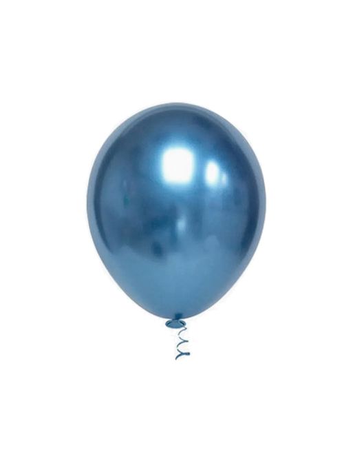 Balão Redondo Platino Azul Tamanho 5 c/25 - Pic Pic