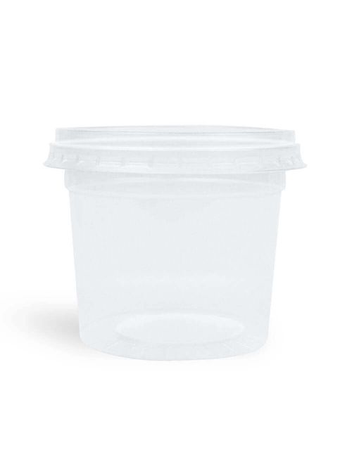 Pote Redondo com Tampa Freezer e Micro-ondas 350ml c/25 - JBM