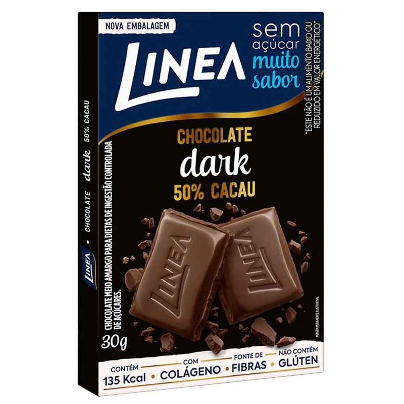 Barra Chocolate Branco Zero Açúcar 250g - Linea - Doce Malu