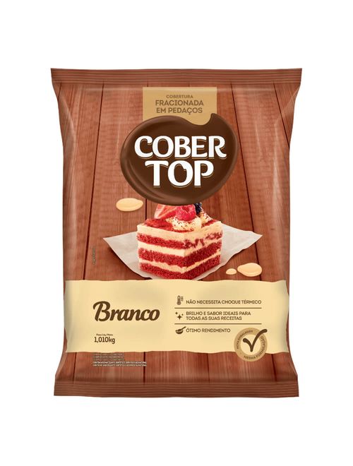Cobertura Chocolate Em Pedaços Branco 1,01kg - CoberTop