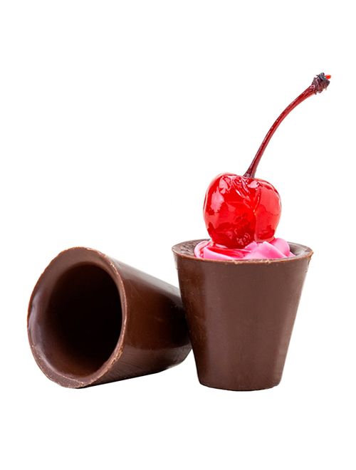 Copinhos Redondos Sabor Chocolate Ao Leite c/15 - ChocolateBank