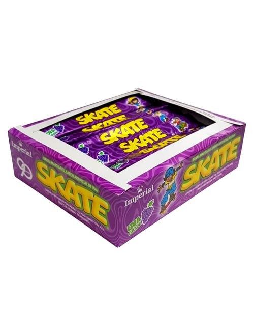 Bala Mastigável Skate Uva c/50 - Imperial