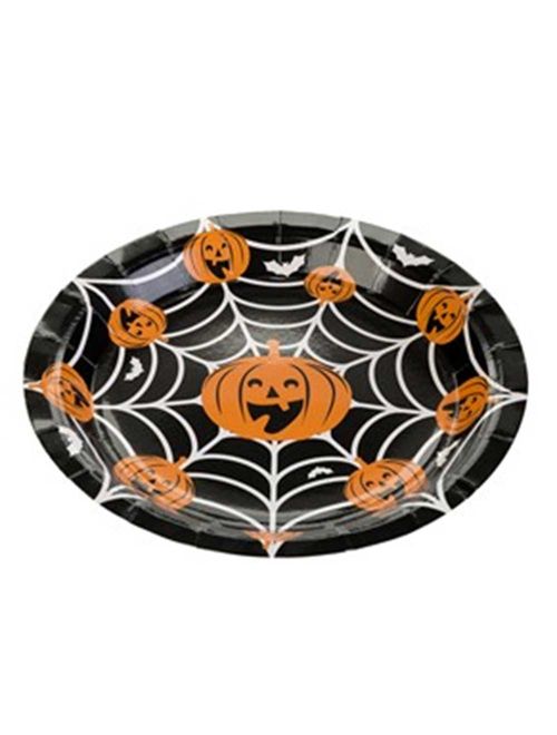 Halloween Prato Papel Redondo Teia c/10 Ref.MR026