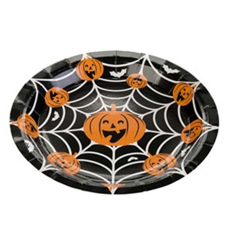 Halloween-Prato-Papel-Redondo-Teia-c-10-Ref.MR026