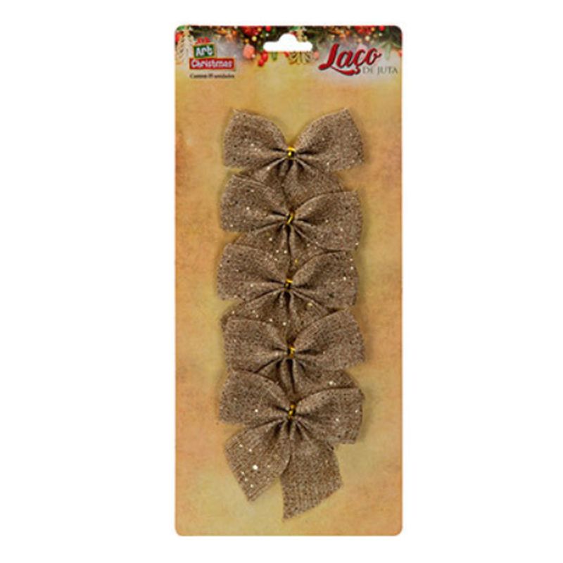 Enfeite-de-Natal-Laco-Juta-Brilho-c-5---Art-Christmas
