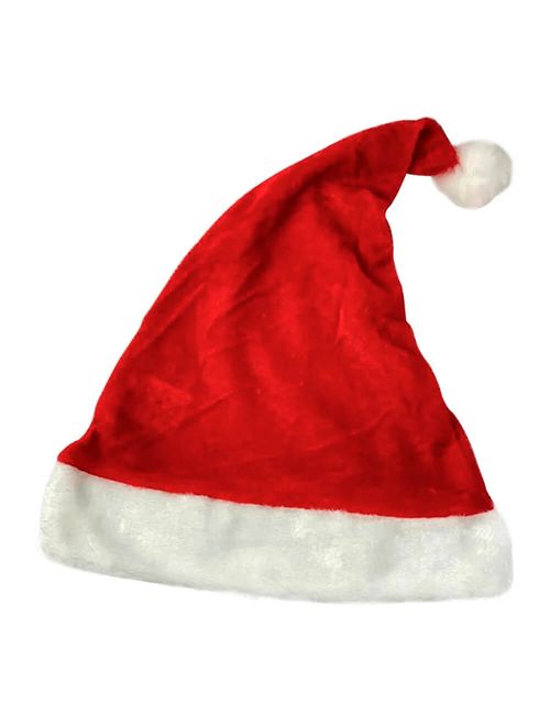 Gorro Papai Noel Veludo Luxo Un - Art Christmas