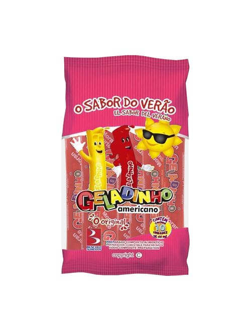 Geladinho Americano Morangurte c/10 - Buschle