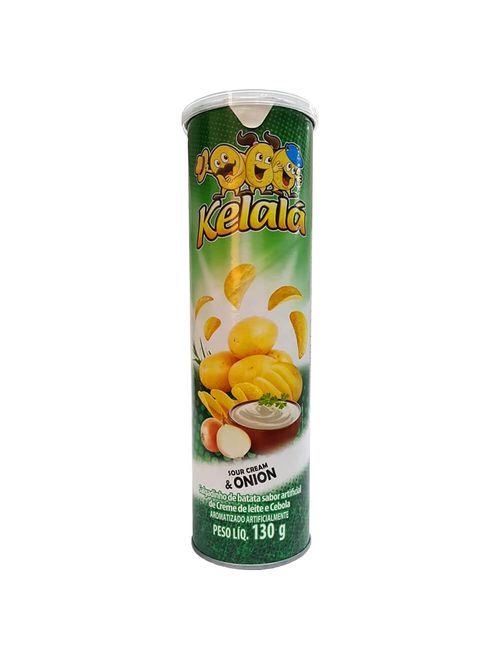 Batata Sour Cream & Onion 130g - Kelalá