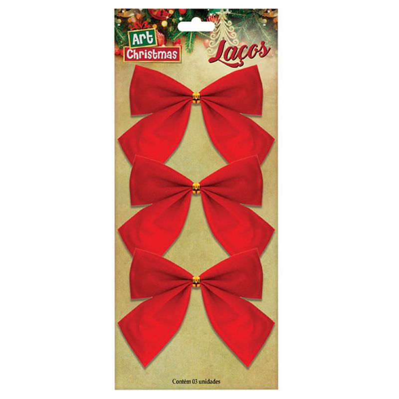 Enfeite-de-Natal-Laco-Vermelho-c-3---Art-Christmas