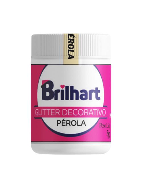 Pó para Decoração Glitter Pérola 5g - Brilhart