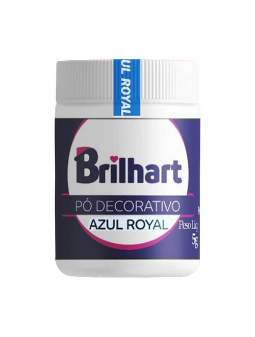 Pó Decorativo Cintilante Azul Royal 5g - Brilhart