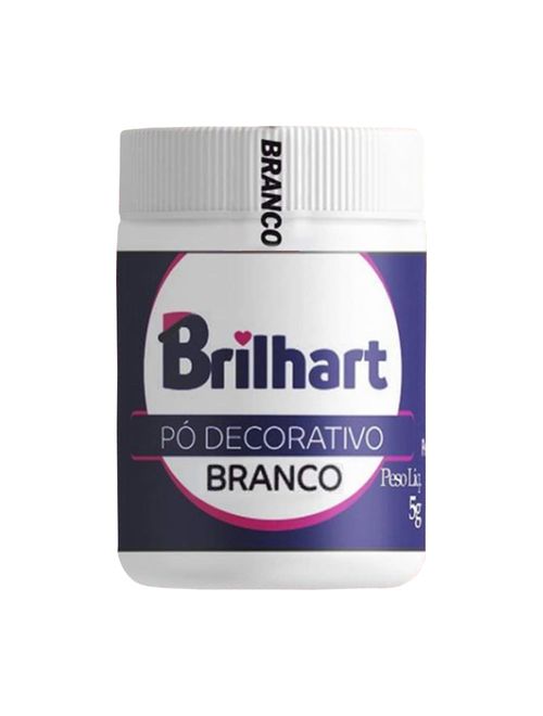 Pó Decorativo Cintilante Branco 5g - Brilhart