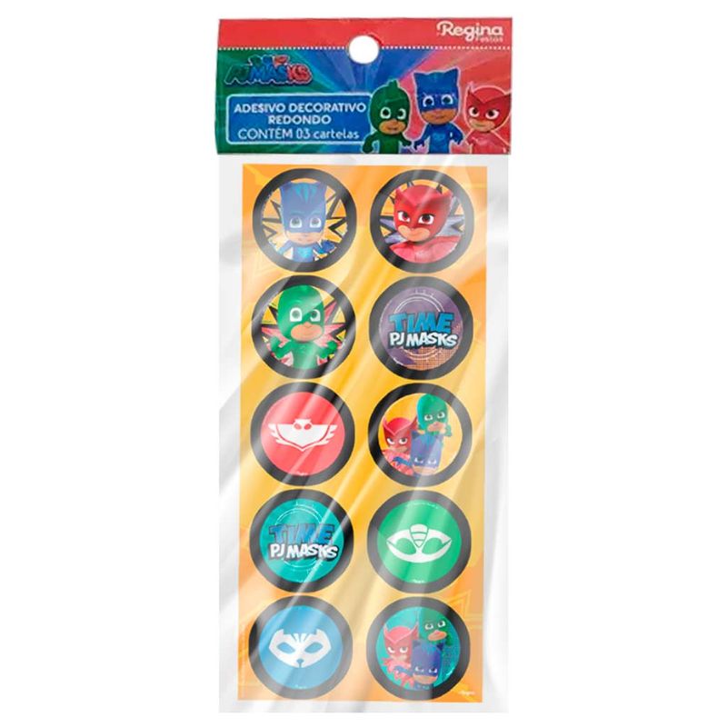 PJ-Masks-2-Adesivo-Redondo-C-30---Regina