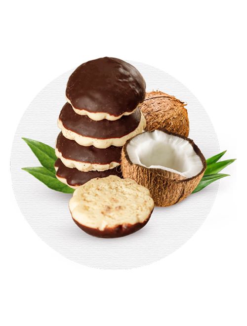 Biscoito de Coco com Base de Chocolate Chocobase 40g - CeliVita