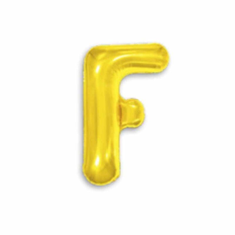 Balao-Metalizado-16----40cm-Ouro-Letra-F---Make