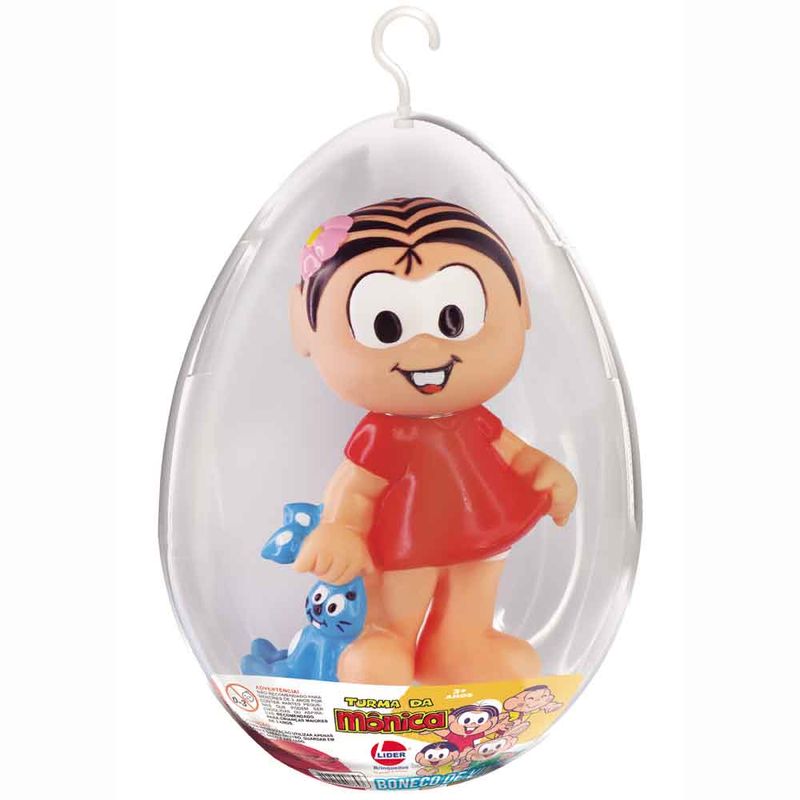 Ovo-Medio-com-Boneco-de-Vinil-Articulado-Monica---Lider
