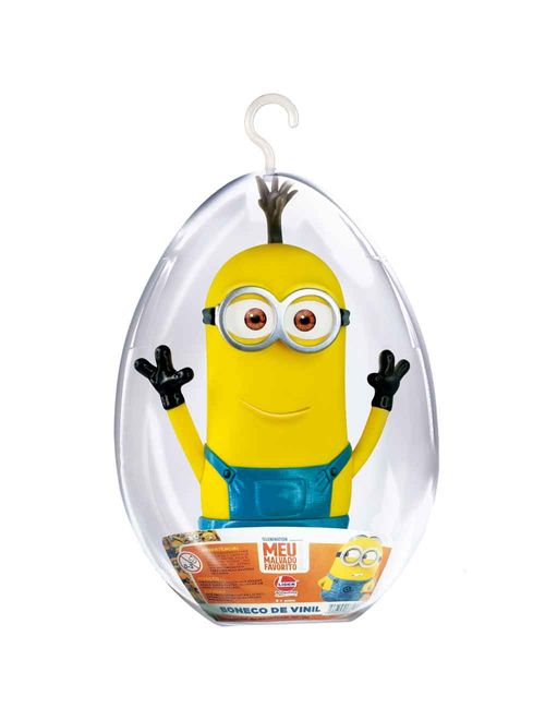 Ovo Médio com Boneco de Vinil Articulado Minion Kevin - Lider