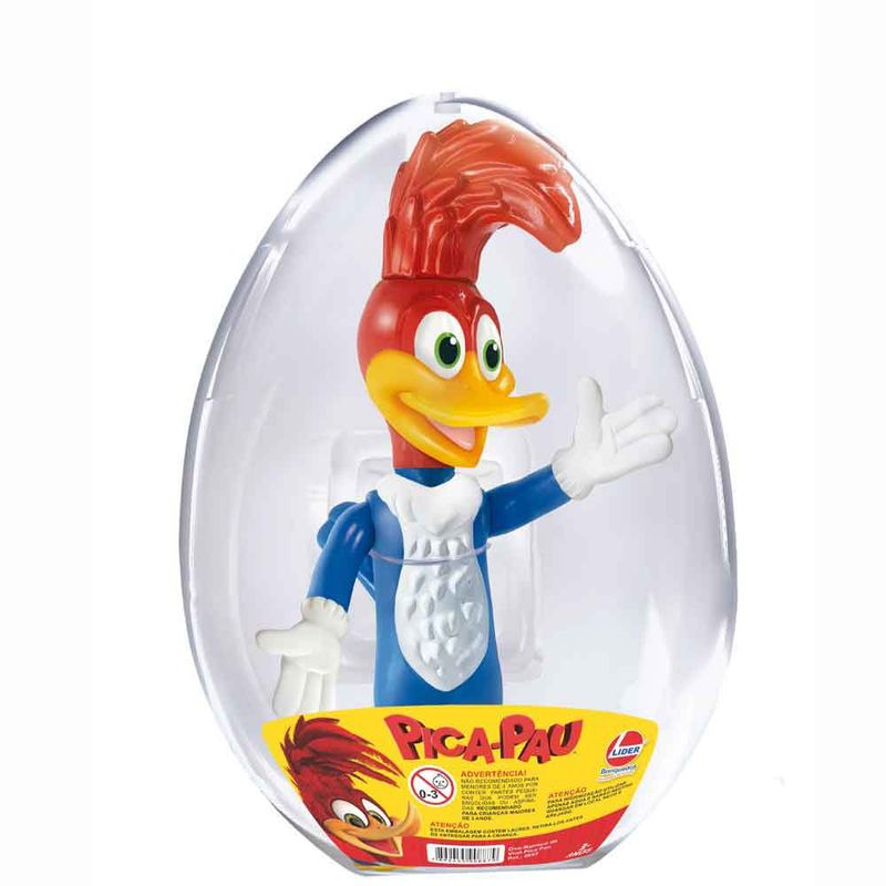 Ovo-Medio-com-Boneco-de-Vinil-Articulado-Pica-Pau---Lider