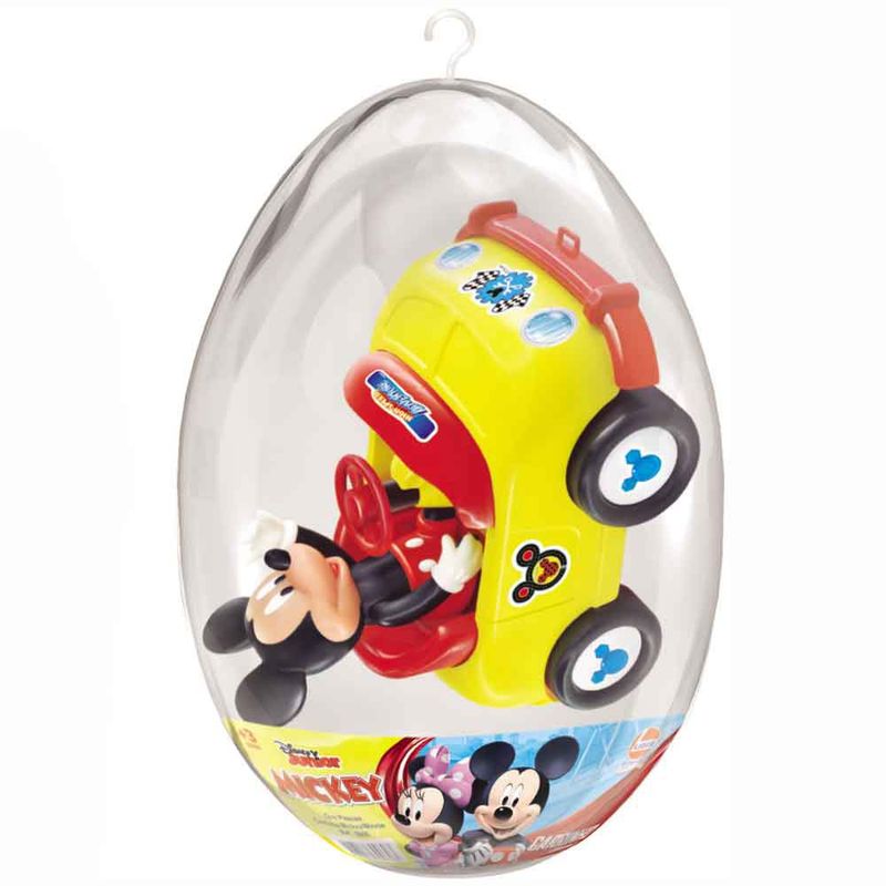 Ovo-Grande-com-Boneco-de-Vinil-Articulado-Mickey-Carrinho---Lider