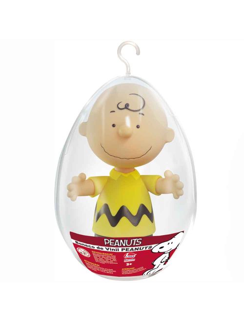 Ovo Médio com Boneco de Vinil Articulado Charlie Brown - Lider