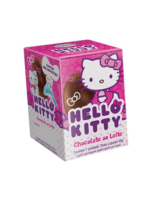 Ovinho de Chocolate Hello Kitty 25g - Top Cau