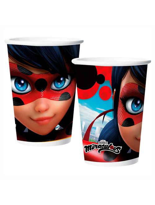 Miraculous Ladybug Copo Papel 180ml c/12 - Regina