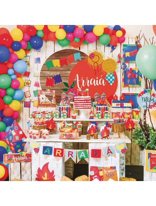 Festa Junina Caixa para Paçoca c/8 - Cromus