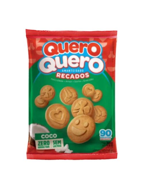 Biscoito Amanteigado Coco Zero Lactose 300g - Quero Quero
