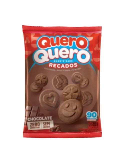 Biscoito Amanteigado Chocolate Zero Lactose 300g - Quero Quero