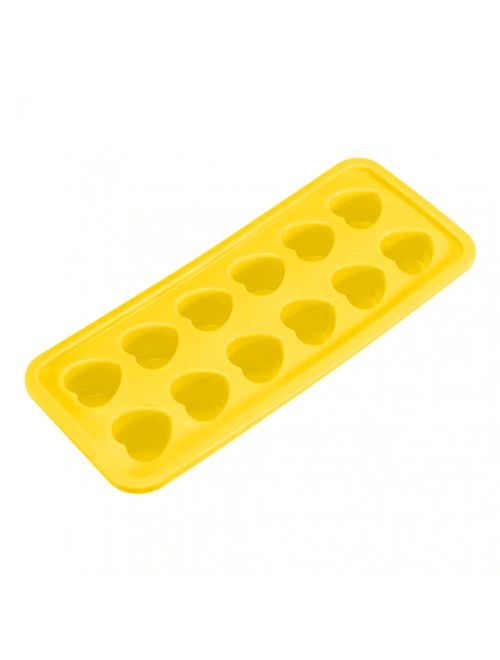 Forma de Gelo Corações Silicone com 12 cavidades - Confeitudo