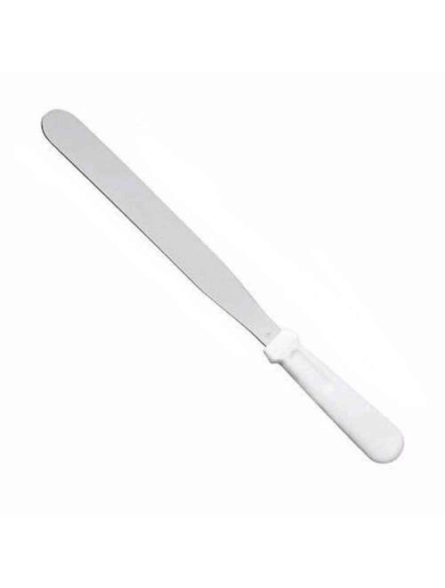 Espátula para Bolos Inox Grande Cabo Plástico - Confeitudo