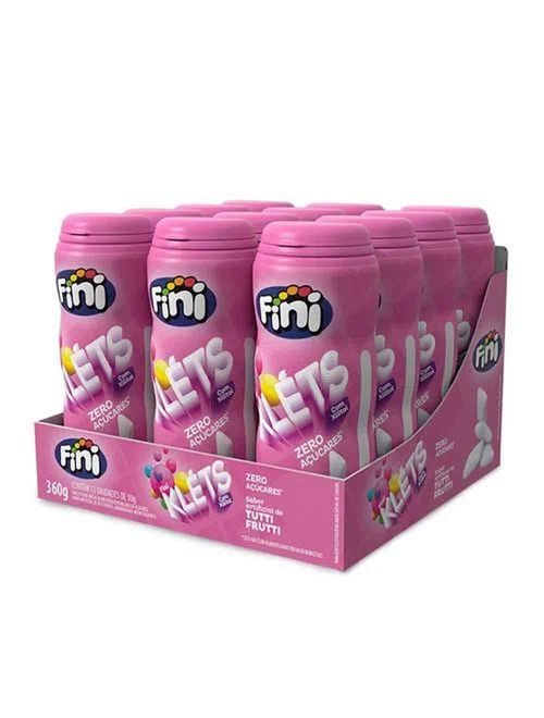 Goma de Mascar Klets Tutti Frutti 30g c/12 - Fini