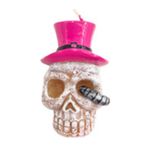 Halloween-Vela-Caveira-Chapeu-H136---Silver-Festas