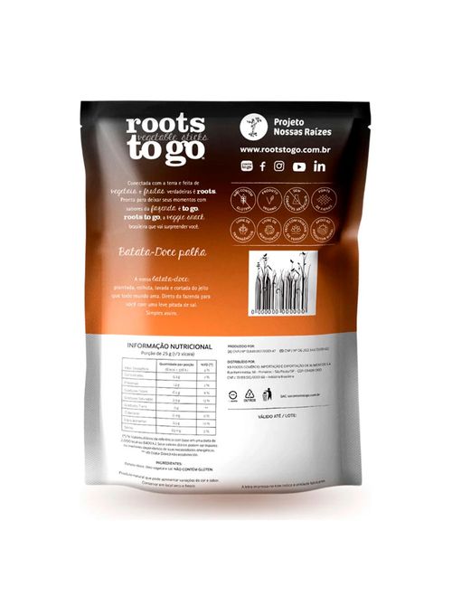 Batata-Doce Palha 100g - Roots To Go
