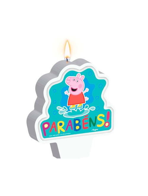 Peppa Pig Clássica Vela Decorada  - Regina