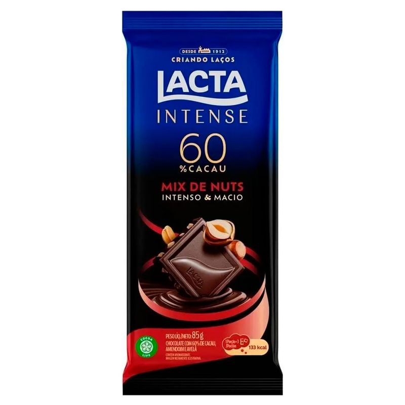 Tablete-de-Chocolate-Intense-Mix-de-Nuts-60--Cacau-85g---Lacta