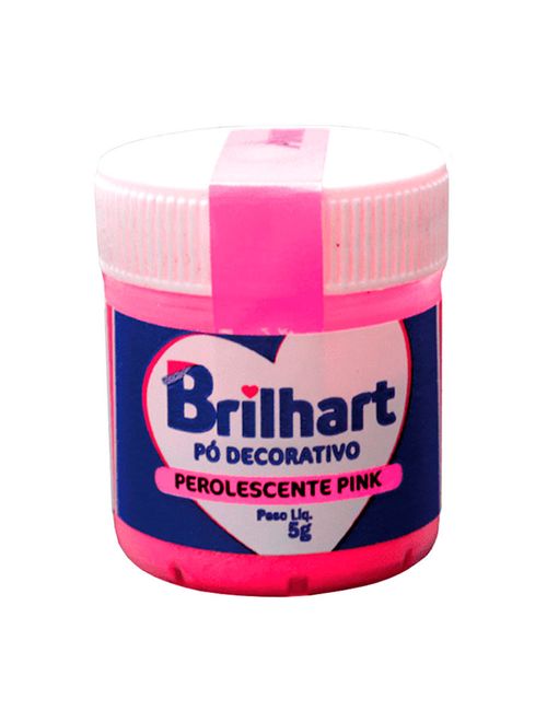 Pó Decorativo Perolescente Pink 5g - Brilhart