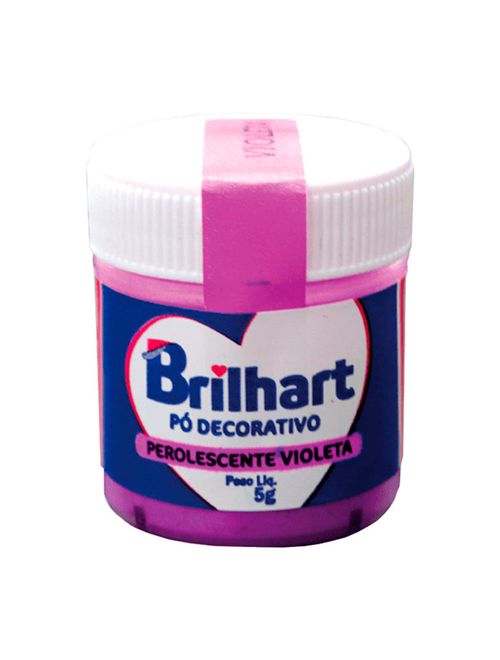 Pó Decorativo Perolescente Violeta 5g - Brilhart