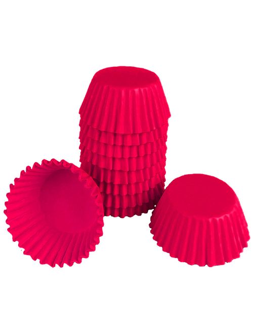 Forminha Lisa para Doces Pink Neon No 5 c/100 - Reiki