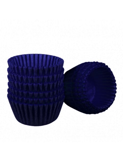 Forminha Lisa Impermeável para Doces Azul Royal No 4 c/100 - Reiki