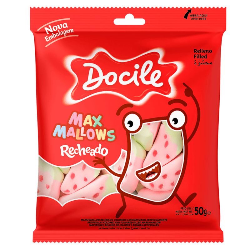Marshmallow-Morango-Recheado-220g---Docile