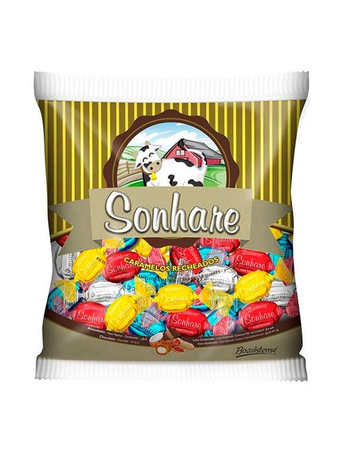 Bala Recheada Sortida Sonhare 400g - Boavistense