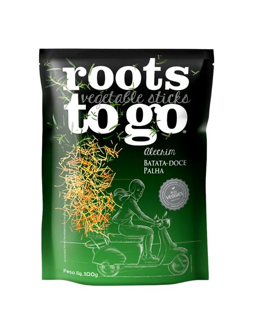 Batata Doce Palha Alecrim 100g - Roots To Go