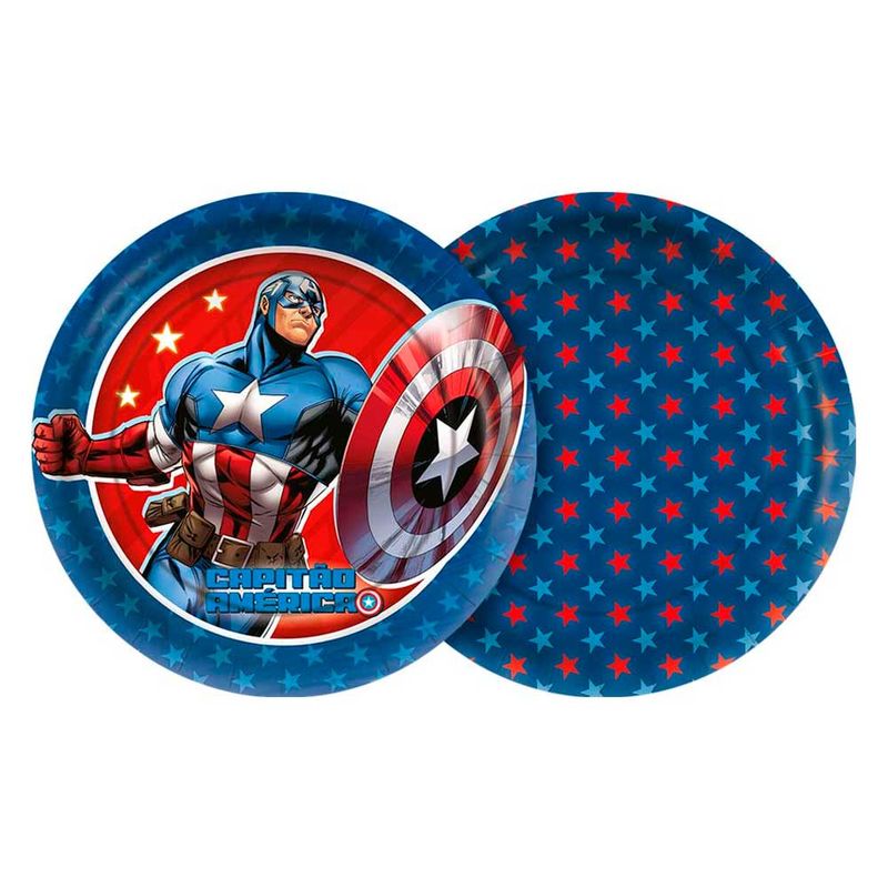 Capitao-America-Prato-Redondo-18cm-c-12---Regina