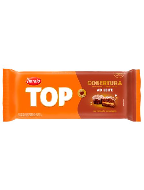 Barra de Chocolate Fracionado Top Leite 1,01kg - Harald